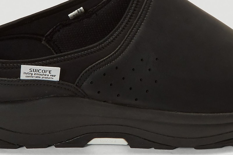 Suicoke JudJud-An Slip-On Tabis Mules Backless Black Japanese Footwear Shoe Release Drop Date Information Closer First Look LN-CC Buy Cop Faux Leather Vegan Jersey Cleft Toe