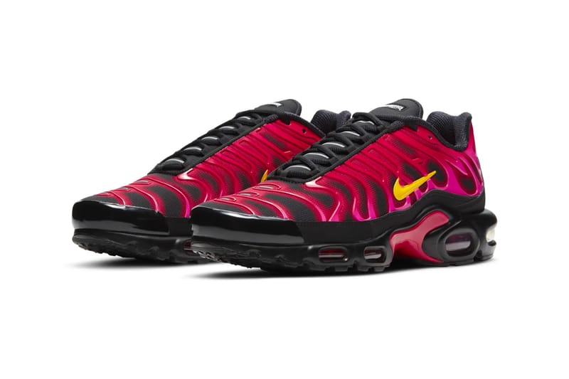 nike air max plus pink and green