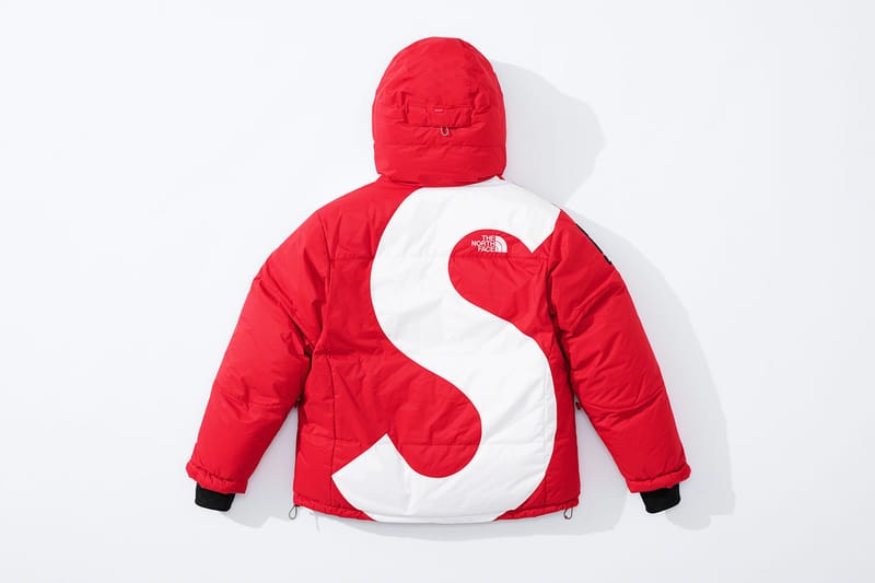 red supreme puffer jacket