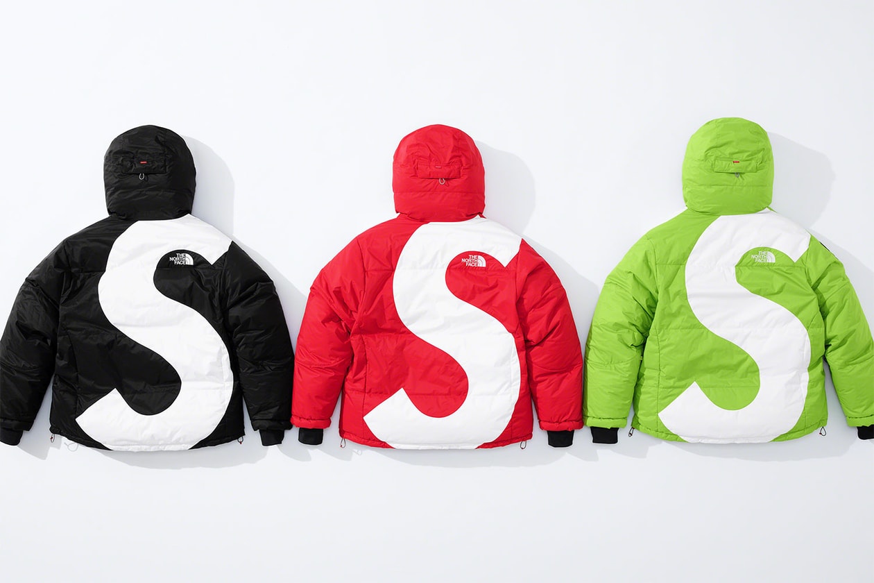 Supreme x The North Face Fall 2020 Collection Info Summit Series Himalayan Parka Mountain Jacket Hooded Fleece Jacket Expedition Backpack Shoulder Bag Dolomite 3S-20° Sleeping Bag Nuptse Mitts