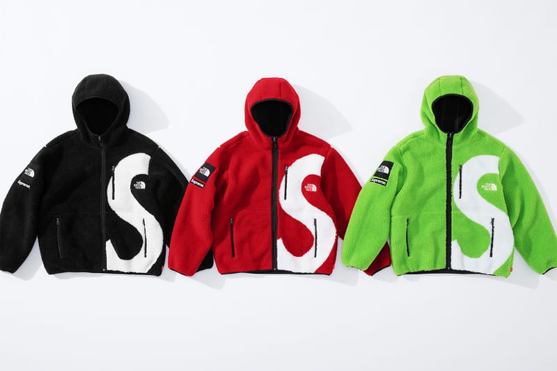 supreme x north face fleece