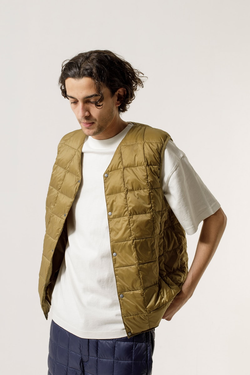 taion japanese fall winter 2020 down jackets vest 2020 oi polloi mid layer jumper pullover