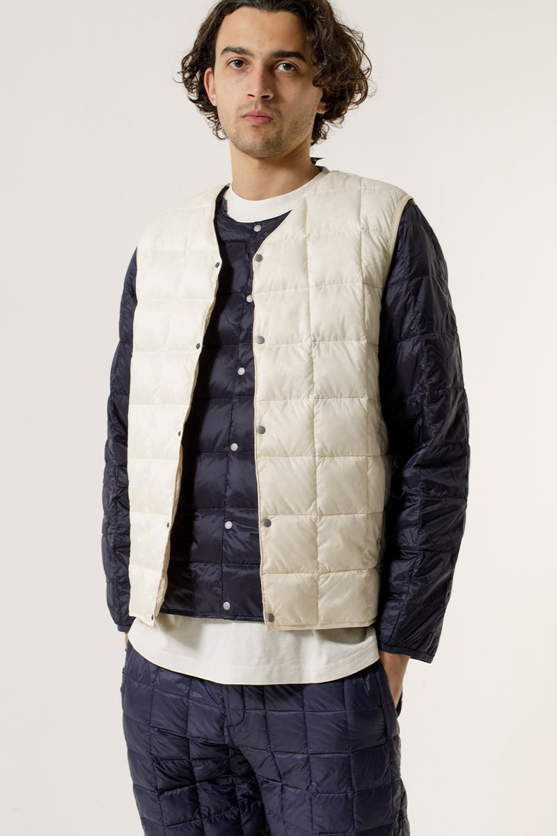 taion japanese fall winter 2020 down jackets vest 2020 oi polloi mid layer jumper pullover
