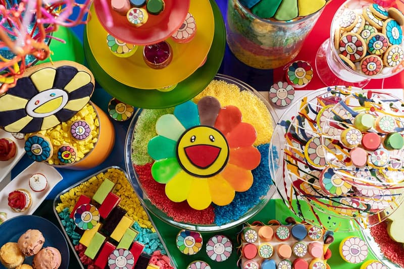 Takashi Murakami Grand Hyatt hotel afternoon tea Japan Tokyo cakes savoury 