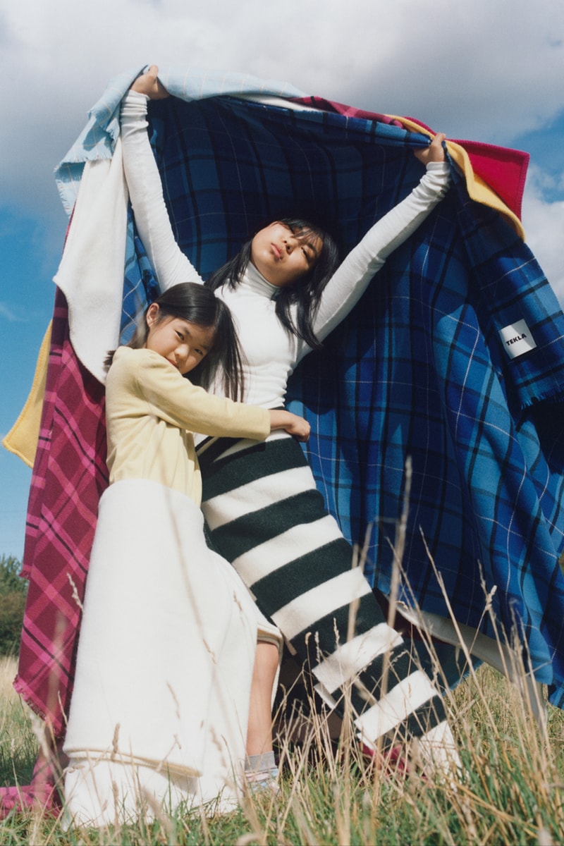 Tekla Fall/Winter Pure New Wool Blankets Fine Merino Blankets Laura Jane Coulson London Photographer Campaign Release Information Homeware Copenhagen Luxury Fabric Company Interior Design 