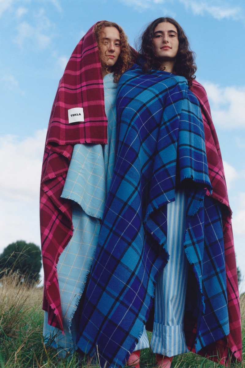 Tekla Fall/Winter Pure New Wool Blankets Fine Merino Blankets Laura Jane Coulson London Photographer Campaign Release Information Homeware Copenhagen Luxury Fabric Company Interior Design 