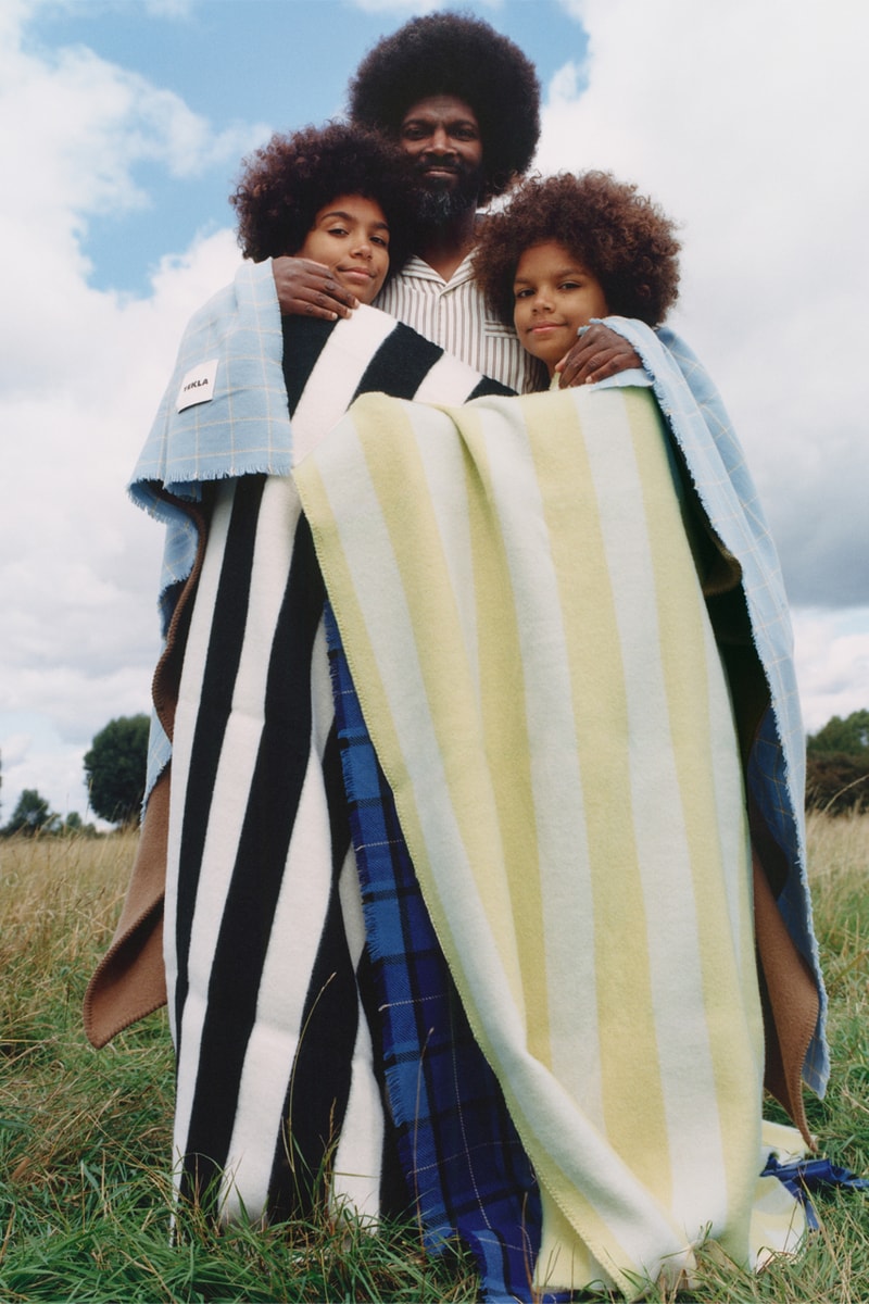 Tekla Fall/Winter Pure New Wool Blankets Fine Merino Blankets Laura Jane Coulson London Photographer Campaign Release Information Homeware Copenhagen Luxury Fabric Company Interior Design 