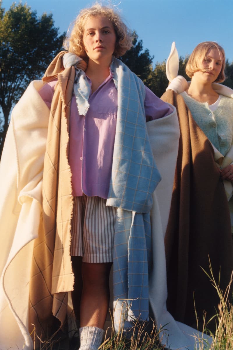Tekla Fall/Winter Pure New Wool Blankets Fine Merino Blankets Laura Jane Coulson London Photographer Campaign Release Information Homeware Copenhagen Luxury Fabric Company Interior Design