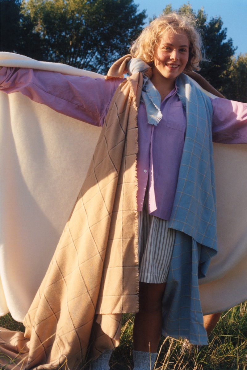 Tekla Fall/Winter Pure New Wool Blankets Fine Merino Blankets Laura Jane Coulson London Photographer Campaign Release Information Homeware Copenhagen Luxury Fabric Company Interior Design 