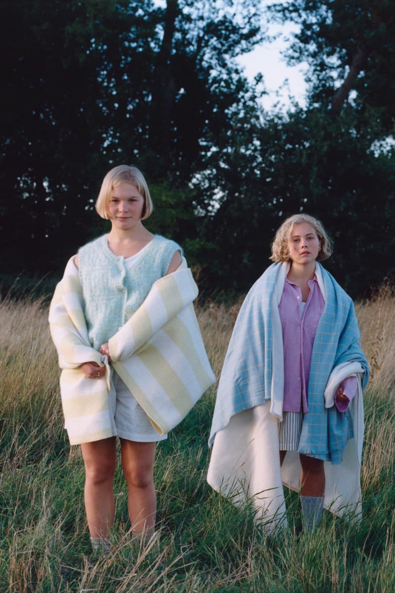 Tekla Fall/Winter Pure New Wool Blankets Fine Merino Blankets Laura Jane Coulson London Photographer Campaign Release Information Homeware Copenhagen Luxury Fabric Company Interior Design