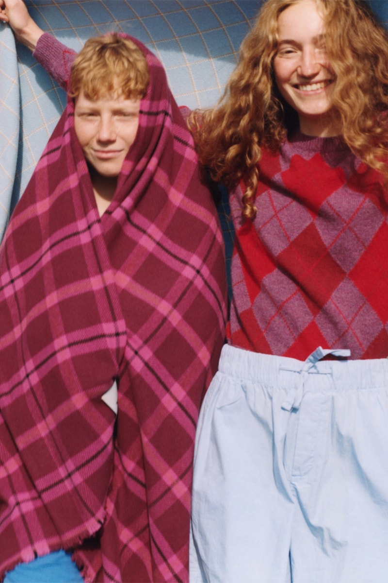 Tekla Fall/Winter Pure New Wool Blankets Fine Merino Blankets Laura Jane Coulson London Photographer Campaign Release Information Homeware Copenhagen Luxury Fabric Company Interior Design 
