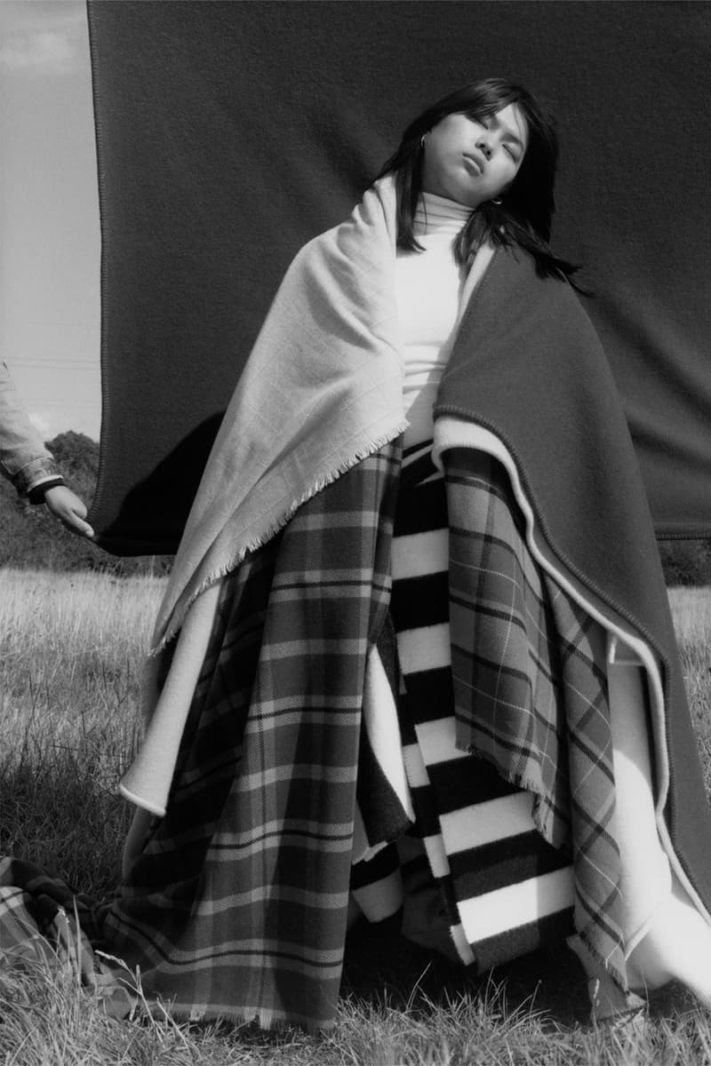 Tekla Fall/Winter Pure New Wool Blankets Fine Merino Blankets Laura Jane Coulson London Photographer Campaign Release Information Homeware Copenhagen Luxury Fabric Company Interior Design
