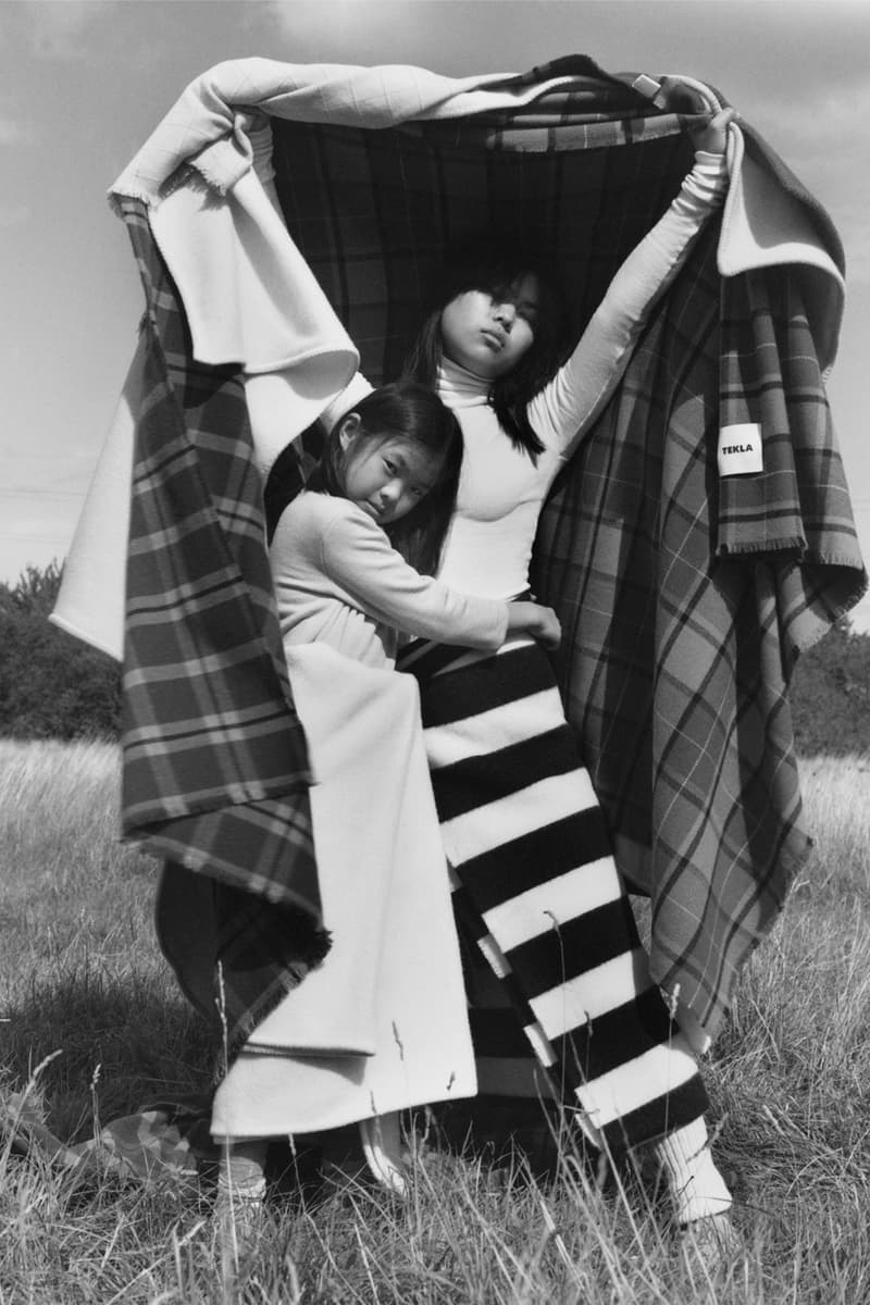 Tekla Fall/Winter Pure New Wool Blankets Fine Merino Blankets Laura Jane Coulson London Photographer Campaign Release Information Homeware Copenhagen Luxury Fabric Company Interior Design
