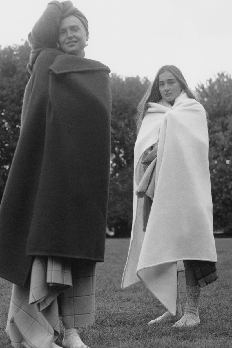 Tekla Fall/Winter Pure New Wool Blankets Fine Merino Blankets Laura Jane Coulson London Photographer Campaign Release Information Homeware Copenhagen Luxury Fabric Company Interior Design 