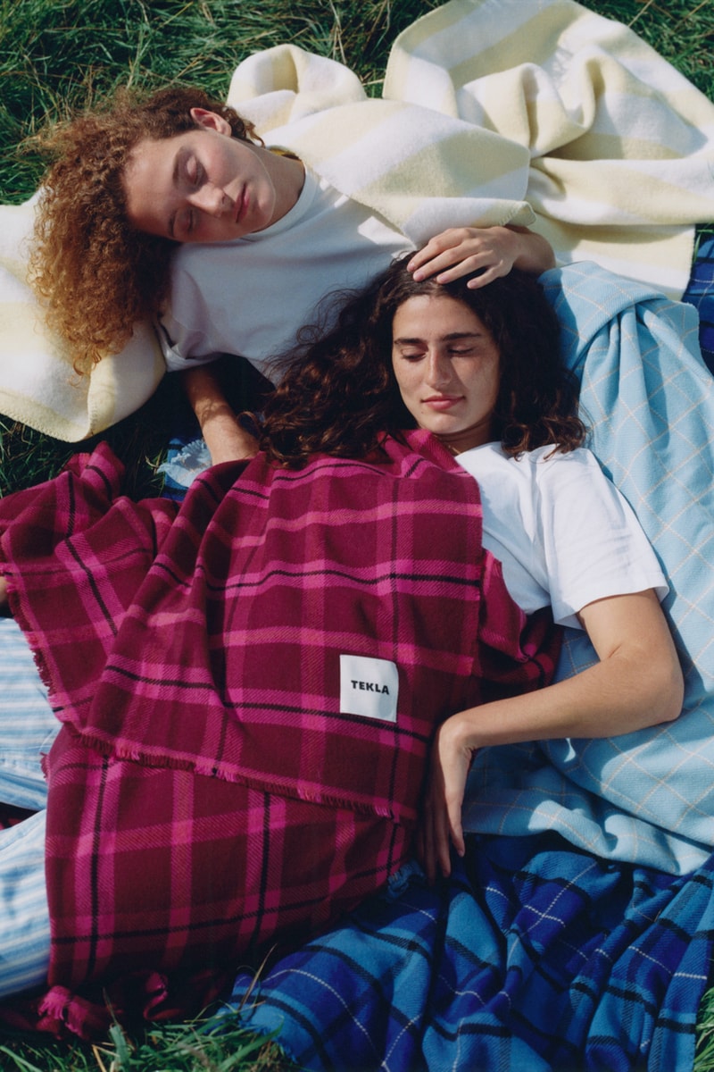 Tekla Fall/Winter Pure New Wool Blankets Fine Merino Blankets Laura Jane Coulson London Photographer Campaign Release Information Homeware Copenhagen Luxury Fabric Company Interior Design 