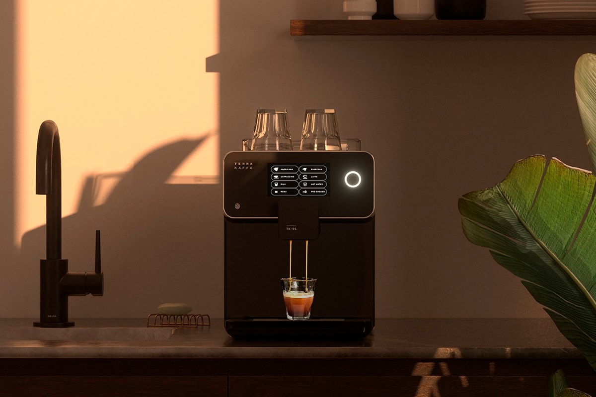 terra kaffe tk 01 coffee maker machine espresso cappuccino latte americano automatic 
