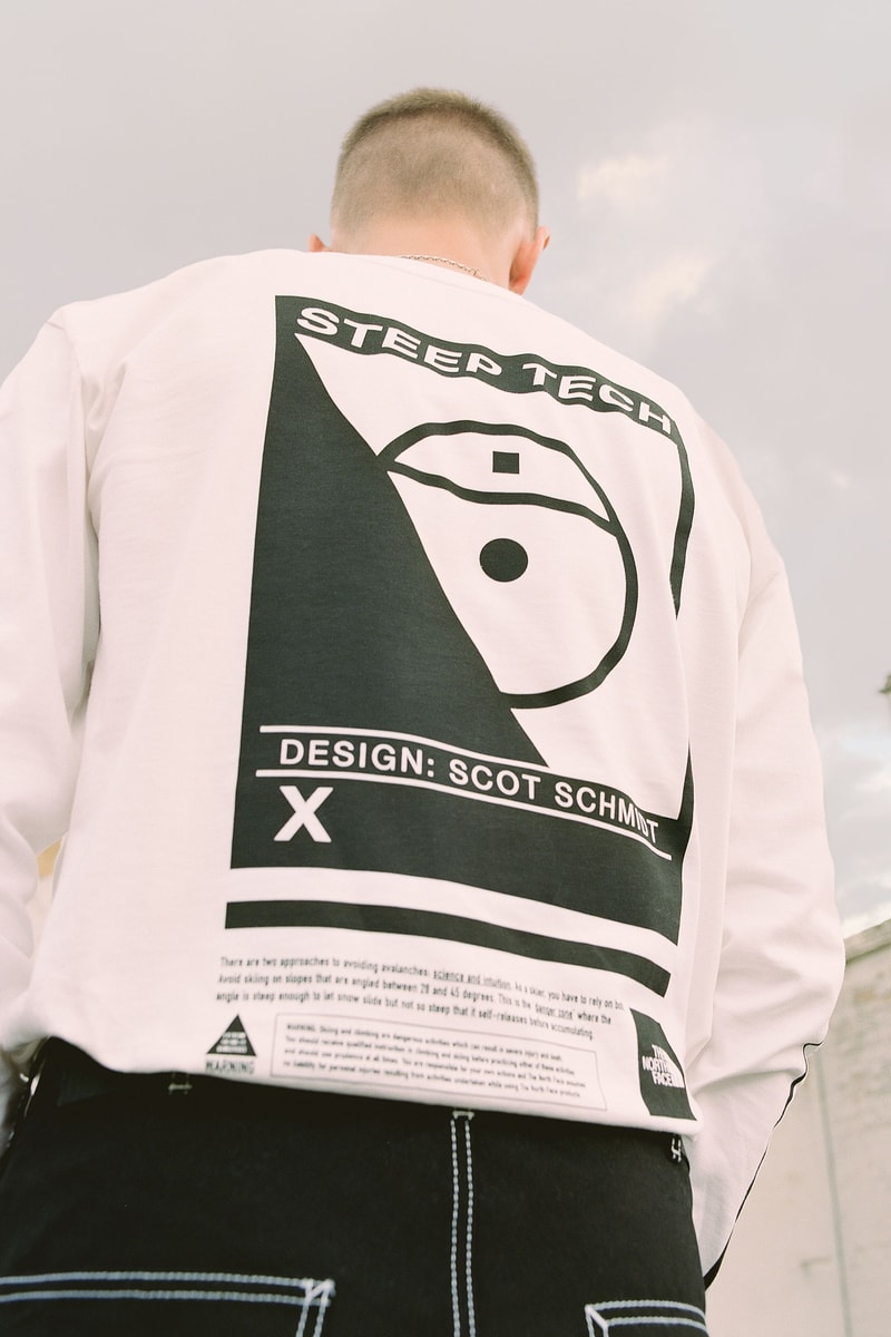 the north face steep tech collection 1991 skiing athlete scot schmidt nostalgia apparel accessories release
