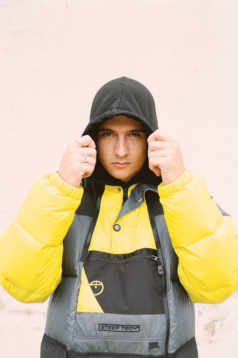 the north face steep tech collection 1991 skiing athlete scot schmidt nostalgia apparel accessories release