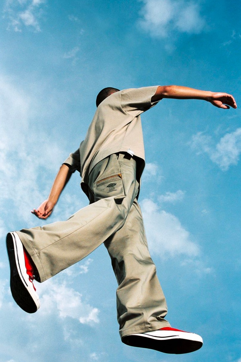 thisisneverthat Dickies Fall Winter 2020 Release Info Date Buy Price Jacket Pants Capsule Lookbook Urban Research Pocket Tee
