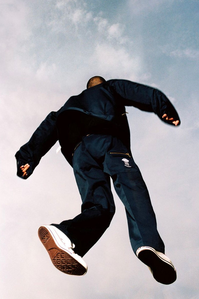 thisisneverthat Dickies Fall Winter 2020 Release Info Date Buy Price Jacket Pants Capsule Lookbook Urban Research Pocket Tee