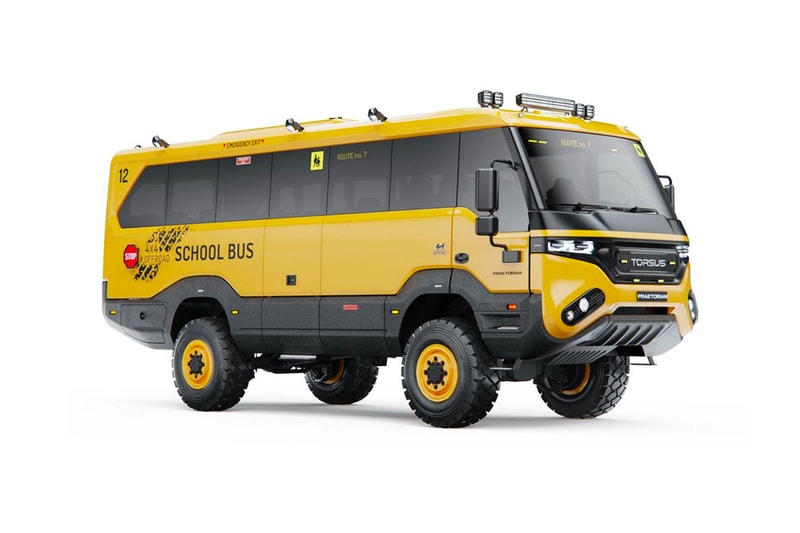 Torsus Praetorian Off-Road School Bus off-road buses 4x4 differential lock Czech Czech Republic 