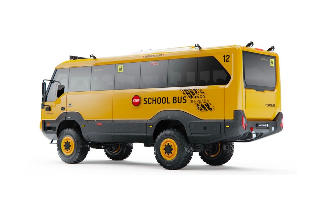 Torsus Praetorian Off-Road School Bus off-road buses 4x4 differential lock Czech Czech Republic 