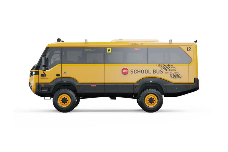 Torsus Praetorian Off-Road School Bus off-road buses 4x4 differential lock Czech Czech Republic