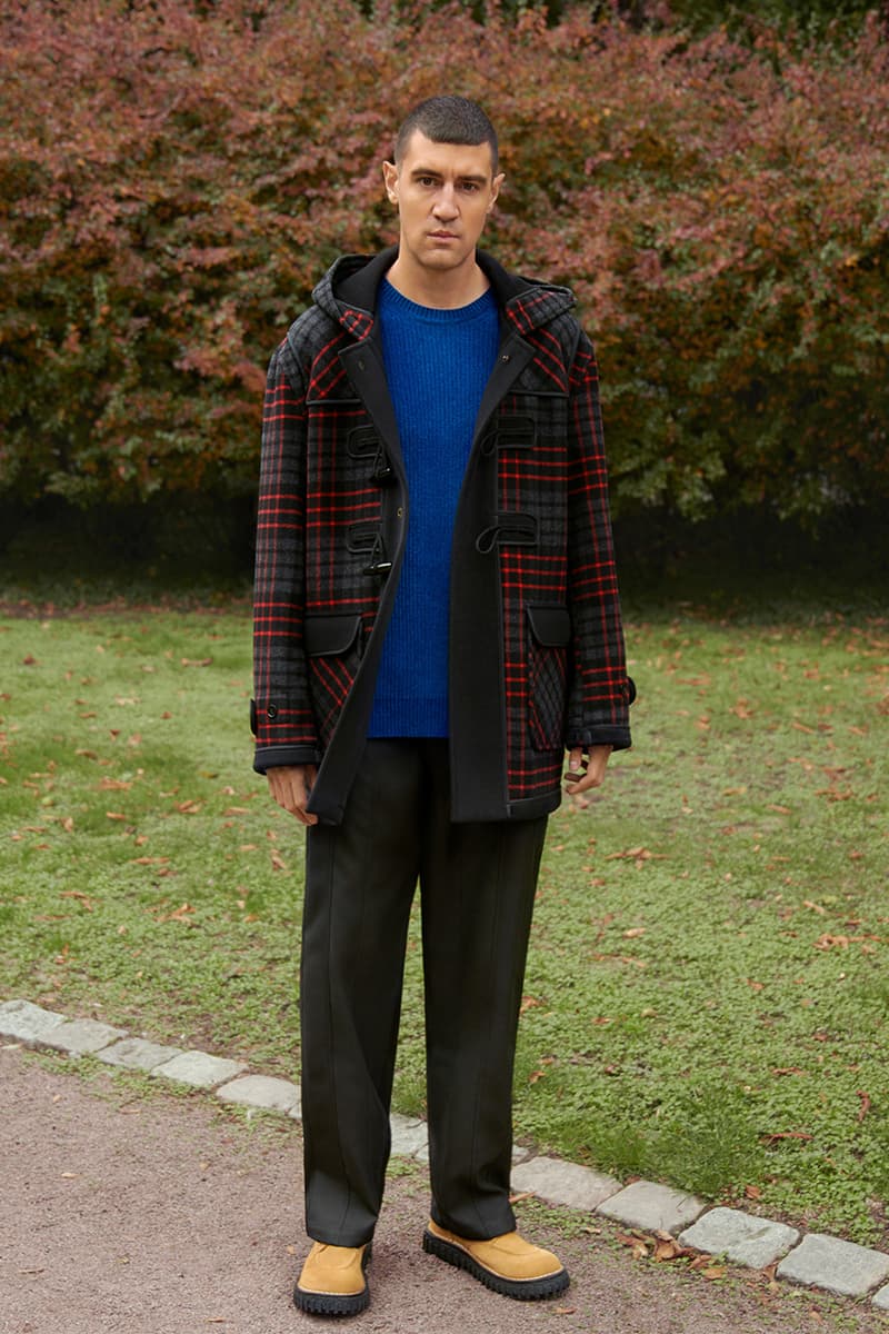 tres bien monty coat fall winter 2020 gloverall classic rework tartan fall winter 2020