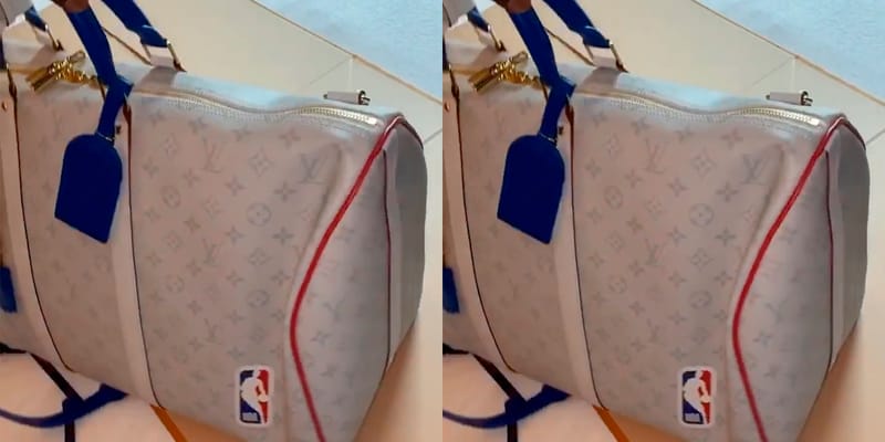 nba lv duffle bag