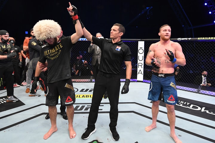 Khabib Nurmagomedov Announces Retirement After UFC 254 Victory