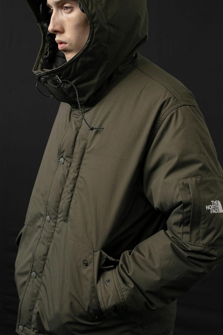 north face snow down parka