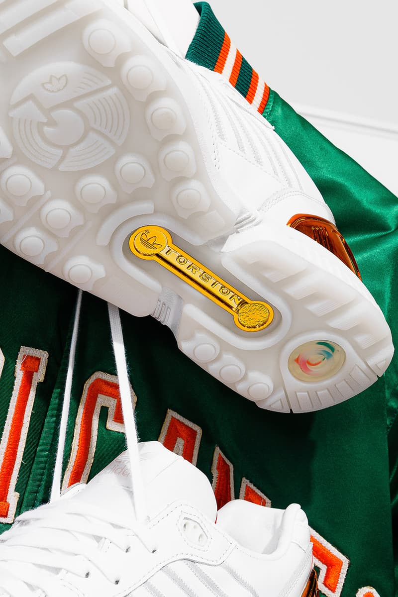 University of Miami x adidas Originals ZX 5000 "A-ZX" Series Release Information Drop Date Closer First Look Three Stripes Torsion Limited Edition Hurricanes