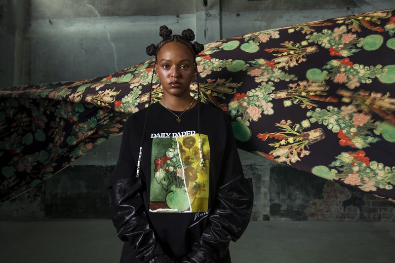 Vincent Van Gogh Museum x Daily Paper FW20 Collaboration fall winter 2020 collection campaigns sunflower The Potato Eaters still life starry night amsterdam netherlands release date buy menswear womens