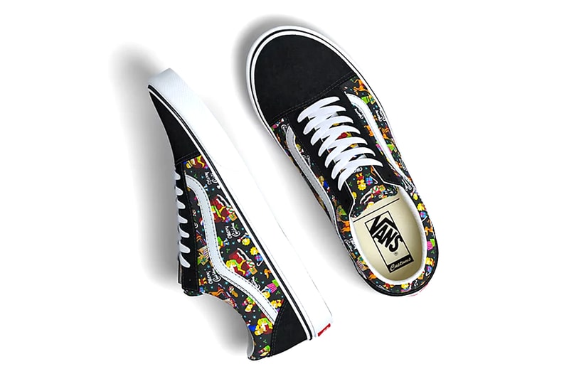 Vans The Simpsons 2020 Christmas Capsule collection shoes footwear kicks trainers runners sneakers fw20 fall winter 2020 menswear streetwear