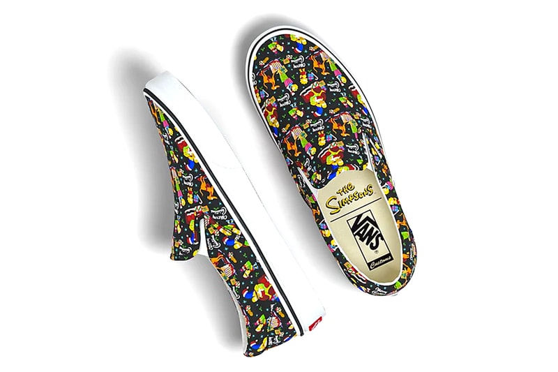 Vans The Simpsons 2020 Christmas Capsule collection shoes footwear kicks trainers runners sneakers fw20 fall winter 2020 menswear streetwear