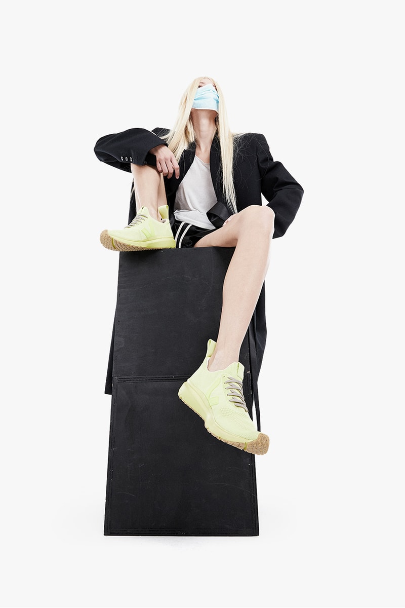 veja rick Owens running sneakers fall winter 2020 collection sustainable trainers 