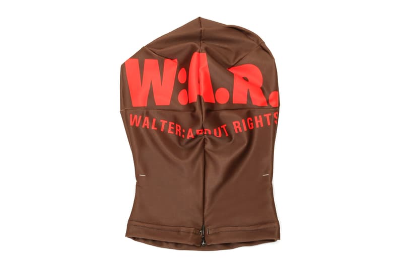 Walter Van Beirendonck save planet earth morph mask nature covid-19 balaclava war Walter about rights release