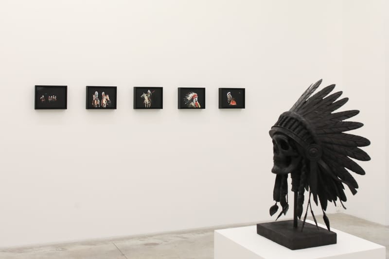 Almine Rech Presents New Paintings and Sculpture by Wes Lang