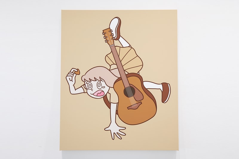 Yuya Hashizume "eyewater: MUSIC" Exhibition Gallery HZ The Real Project Joey Thye Hong Kong Paintings Japan Japanese artists pop art 