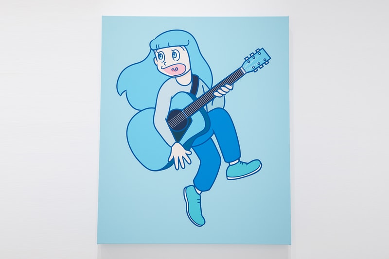 Yuya Hashizume "eyewater: MUSIC" Exhibition Gallery HZ The Real Project Joey Thye Hong Kong Paintings Japan Japanese artists pop art 