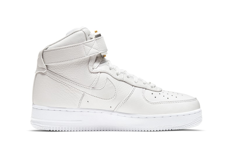 1017 alyx 9sm matthew m williams nike sportswear air force 1 high white sail silver gold cq4018 100 official release date info photos price store list buying guide