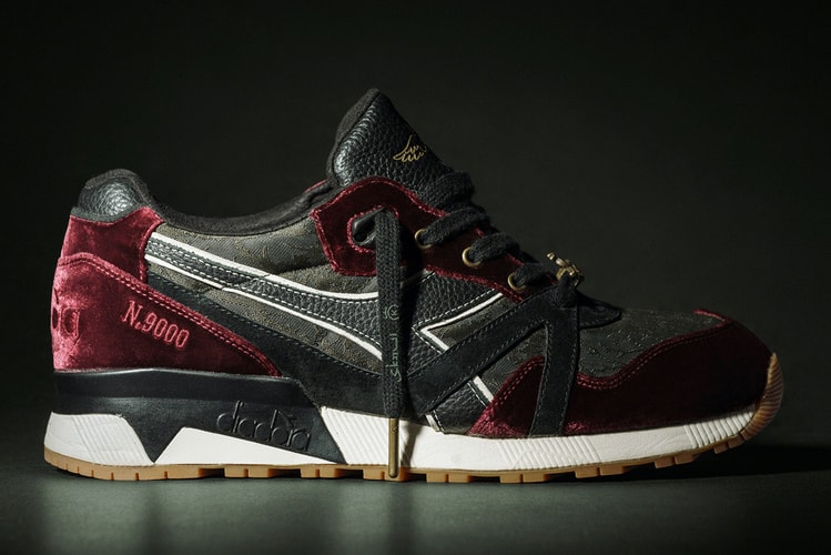 24 Kilates and Sabotage Deliver Luxe Red Velvet Diadora N.9000 "In Vino Veritas"
