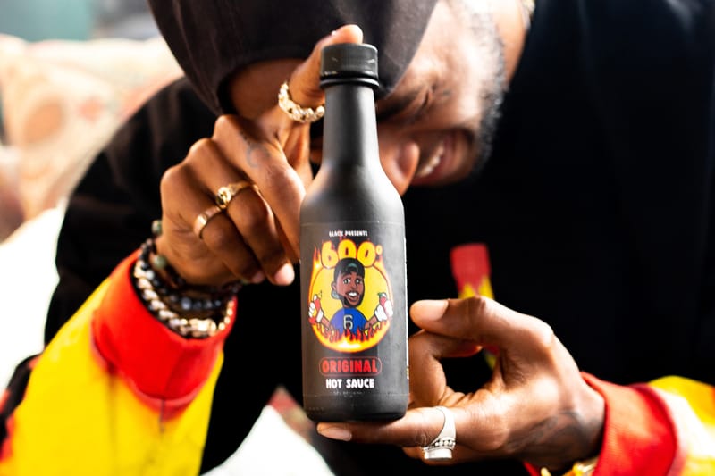 6LACK Unveils Fiery "600 Degrees" Hot Sauces
