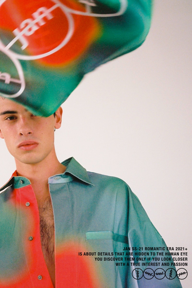 Jan Černý Spring/Summer 2021 SS21 Collection "ROMANTIC ERA 2021+" Lookbook Czech Emerging Designer Prague Virgil Abloh Louis Vuitton Internship 