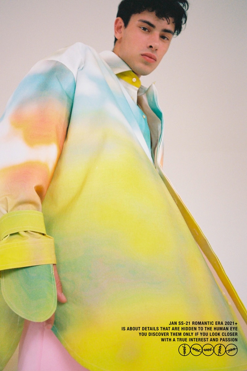 Jan Černý Spring/Summer 2021 SS21 Collection "ROMANTIC ERA 2021+" Lookbook Czech Emerging Designer Prague Virgil Abloh Louis Vuitton Internship 