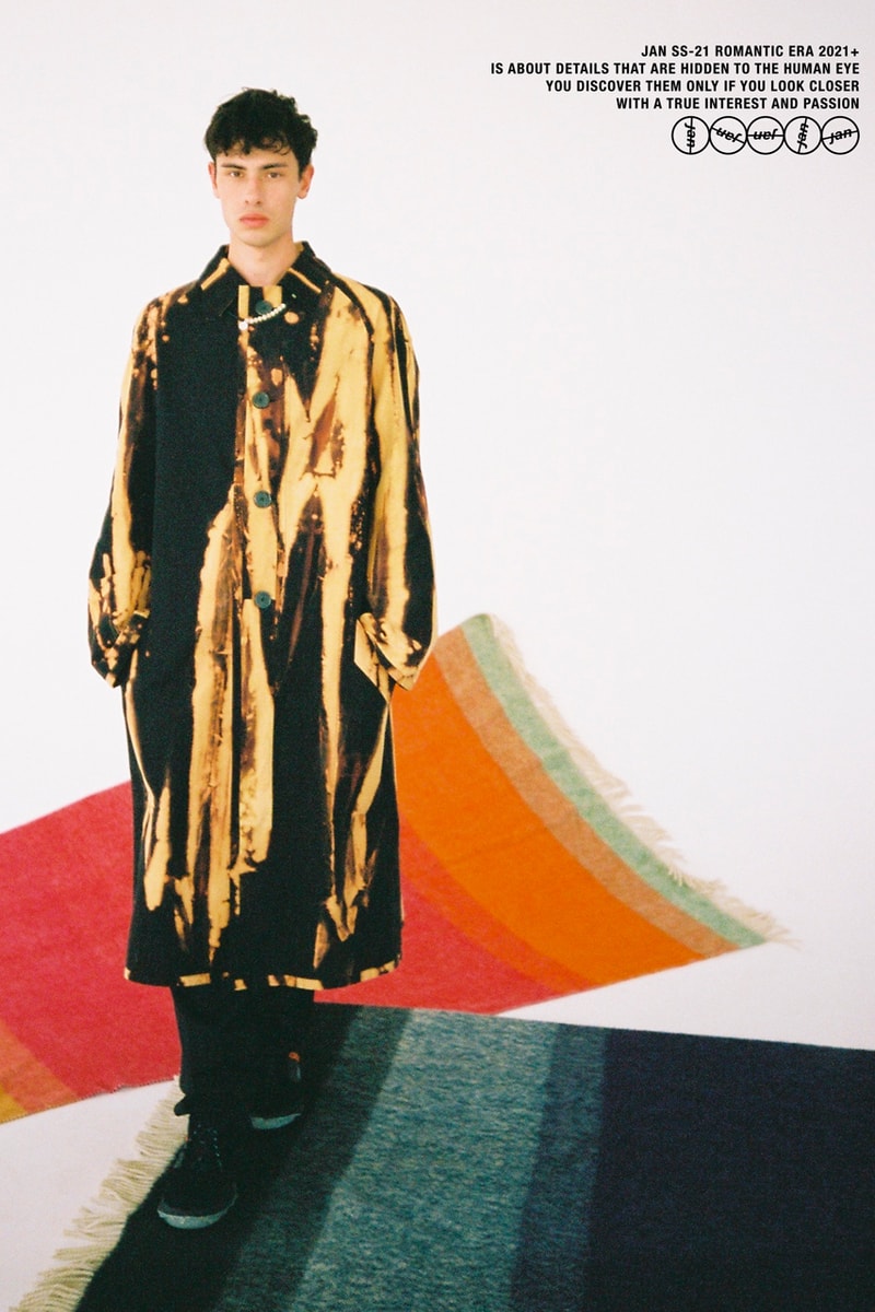 Jan Černý Spring/Summer 2021 SS21 Collection "ROMANTIC ERA 2021+" Lookbook Czech Emerging Designer Prague Virgil Abloh Louis Vuitton Internship 