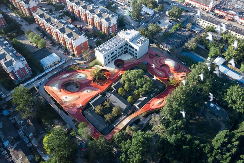 YueCheng Courtyard Kindergarten by MAD Architects ma yansong design exterior school beijing china