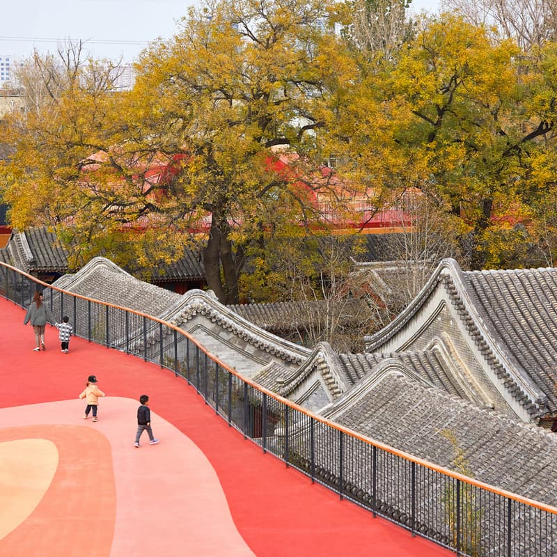 YueCheng Courtyard Kindergarten by MAD Architects ma yansong design exterior school beijing china