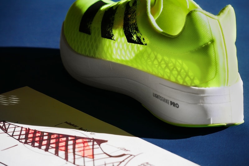 Adidas adizero adios pro sunrise bliss release yellow solar yellow information running trainers carbon fibre 
