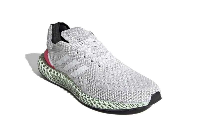 adidas Originals 4D Runner adidas Energy Concepts 190C AEC FY7916 Crystal White / Cloud White / Super Pink Four Dimensional Sole Unit Release Information Drop Date Closer First Look Future 